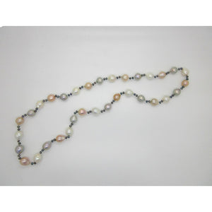 <i>Stunning Multi-Color Baroque Pearl Necklace</i>