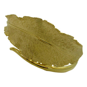 <i>Gold Dust Leaf Cuff Bracelet>/i><br>Made in Italy<br>