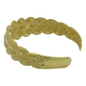 <i>Gold Dust Braided Cuff Bracelet</i><br>Made in Italy<br>