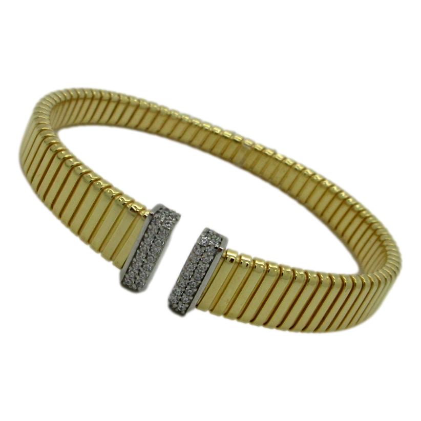 <i>Elegant Tubogus Cuff Bracelet</i><br>Made in Italy<br>