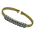 <i>2-Tone Braided Cuff Bracelet</i><br>Made in Italy<br>