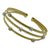 <i>3 Row Flexible Cuff Bracelet</i><br>Made in Italy<br>