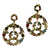 <i>Circle within Circle Polka Dot Earrings</i><br>Made in Italy<br>