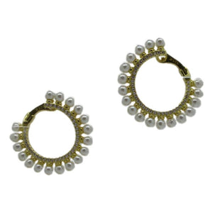 <i> Swirl of Pearls Earrings</i>