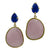 <i>Blue & Pink Drop Earrings</i>