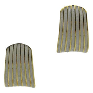 <i> Striped Enamel Earrings</i><br>Made in Italy<br>