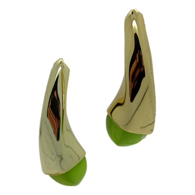 <i>Graceful Curve Earrings</i><br>Made in Italy<br>