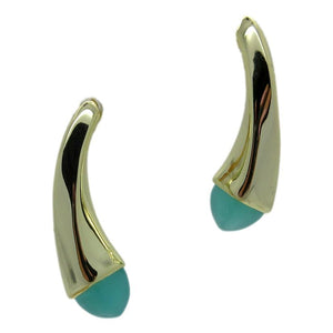 <i>Front & Back Curve Earrings</i><br>Made in Italy<br>
