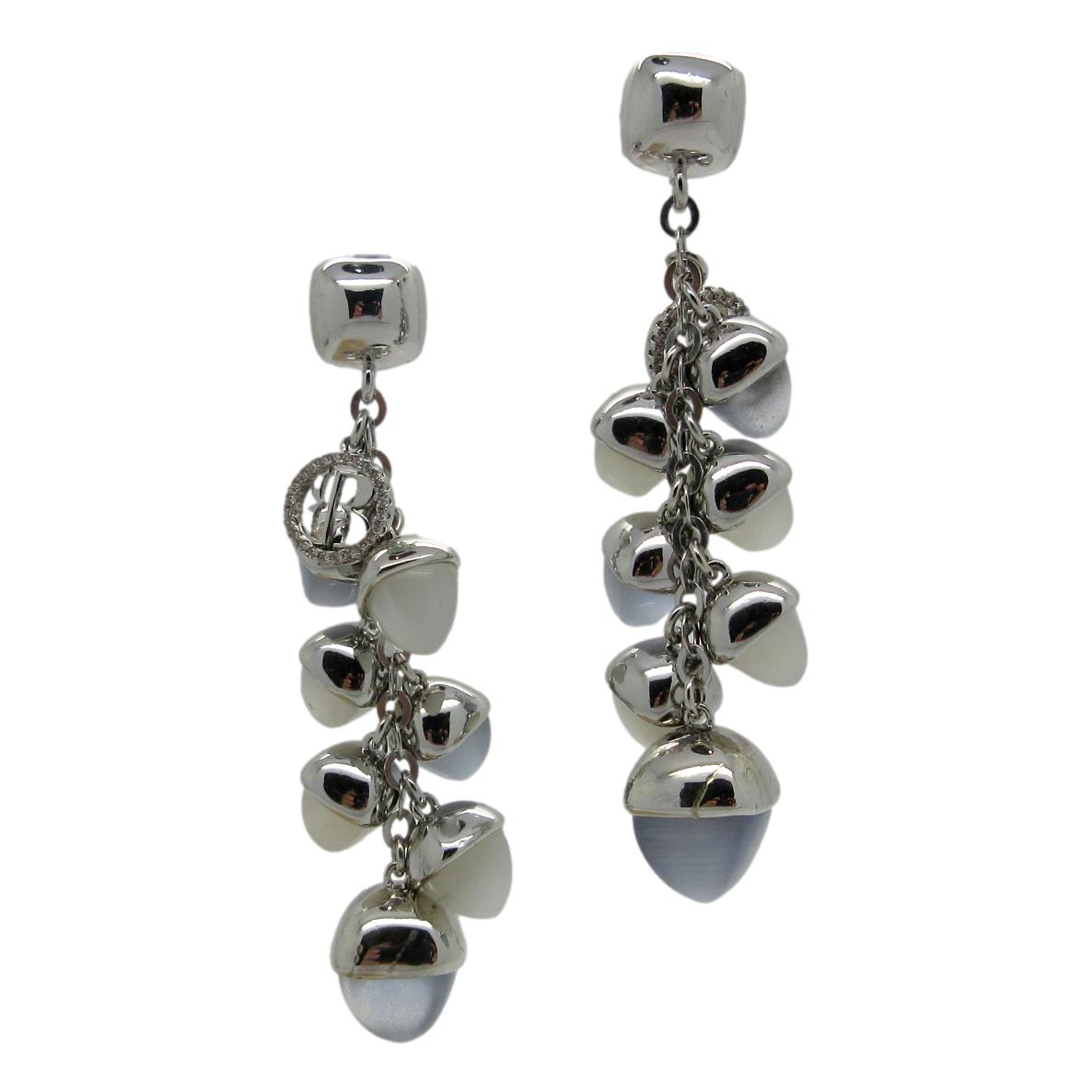 <i>Long Cluster Earrings</i><br>Made in Italy<br>