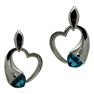 <i>Blue Heart Earrings</i><br>Made in Italy<br>