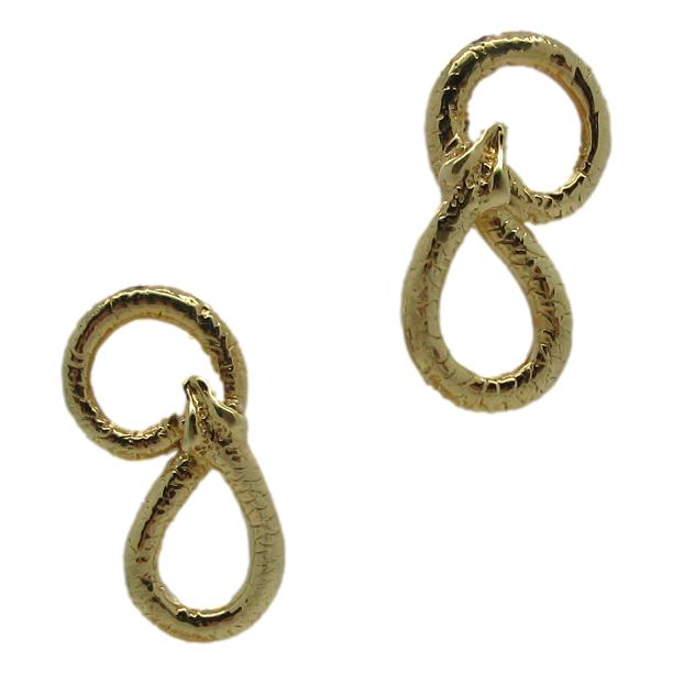 <i>Twisted Snake Earrings</i><br>Made in Italy<br>