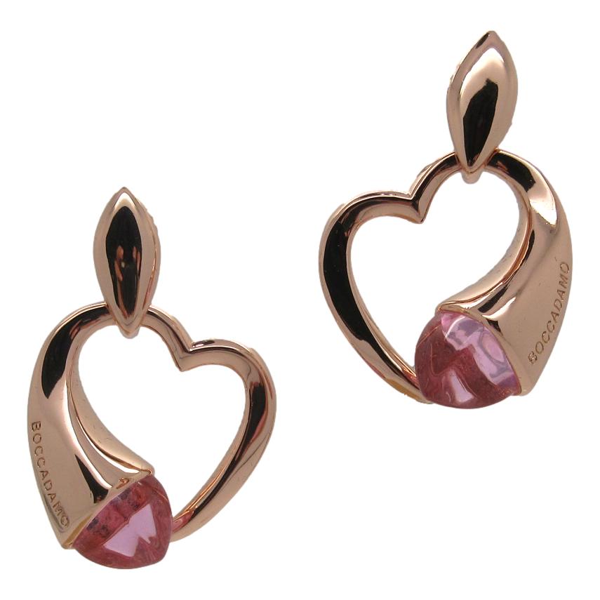 <i>Kissing Heart Earrings</i><br>Made in Italy<br>