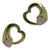<i>Pink Kissing Heart Earrings</i><br>Made in Italy<br>