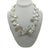 <i>White Keshi Pearl Necklace<i><br>by Marti Rosenburgh<br>