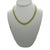 <i>Elegant Curb Link and Pave Necklace</i><br>Made in Italy<br>