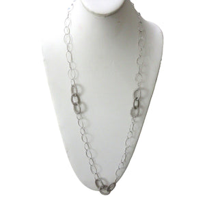 <i>Delicate Mesh Link Necklace</i><br>Made in Italy<br>