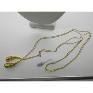 <i>Kissing Wishbone Pendant Necklace</i><br>Made in Italy<br>