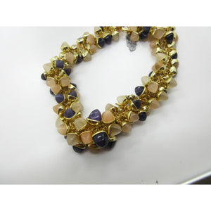 <i>Chunky Cluster Drop Necklace</i><br>Made in Italy<br>