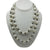 <i>Leather Knotted Baroque Pearl Necklace<i/>