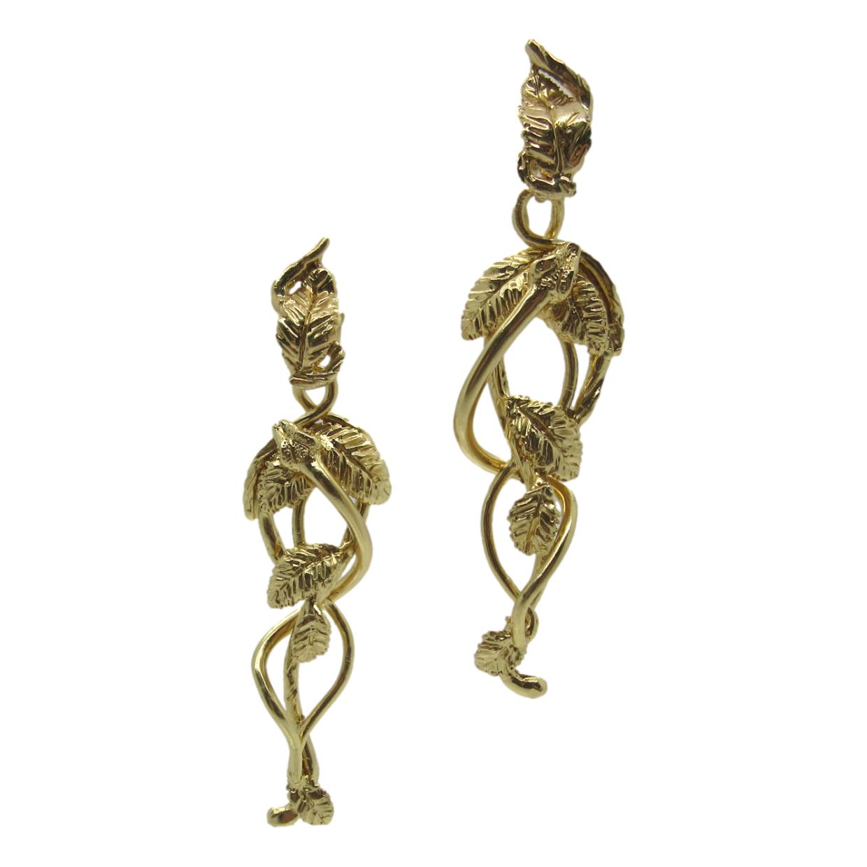 <i>Leaves on a Vine Earrings</i><br>Made in Italy<br>