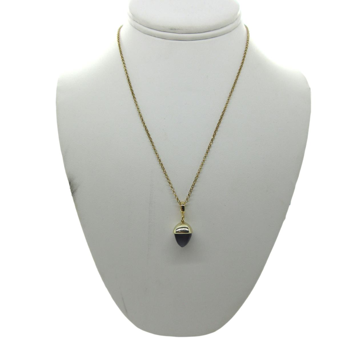 <i>Acorn Drop Necklace</i><br>Made in Italy<br>