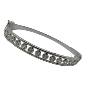 <i> Bezel Set Bangle</i>