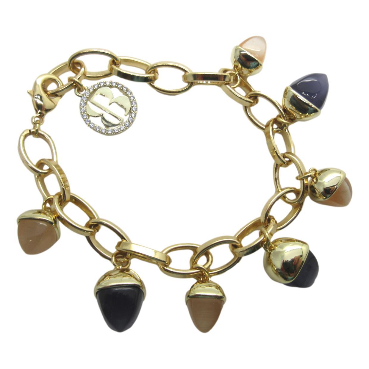 <i>Chunky 7 Acorn Bracelet</i><br>Made in Italy<br>