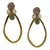 <i>Cabochon Stone Loop Earrings</i>