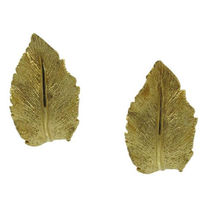 <i>Leaf Earrings</i><br>Made in Italy<br>