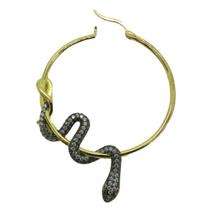 <i>Wrapped Snake Hoop</i>