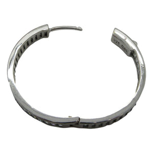 <i>Bagette Inside-Outside Hoop Earrings</i>