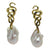 <i> Baroque Pearl Squiggle Earrings</i>