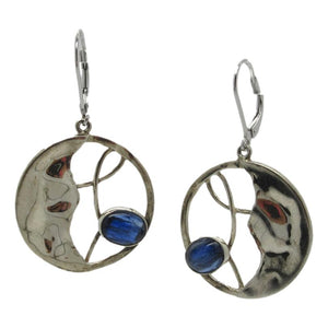 <i>Sterling Silver and Iolite Earrings</i>