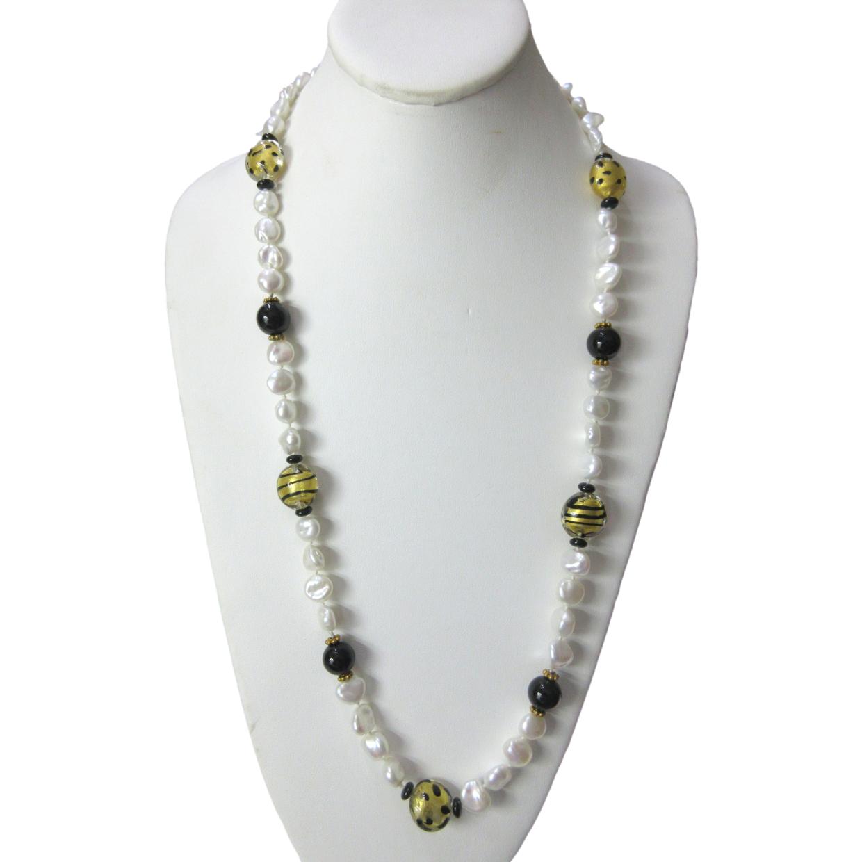 <i>Murano Glass and Pearl Necklace</i>