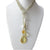 <i>Irredecent Bead, Citrine & Pearl Lariat</i>