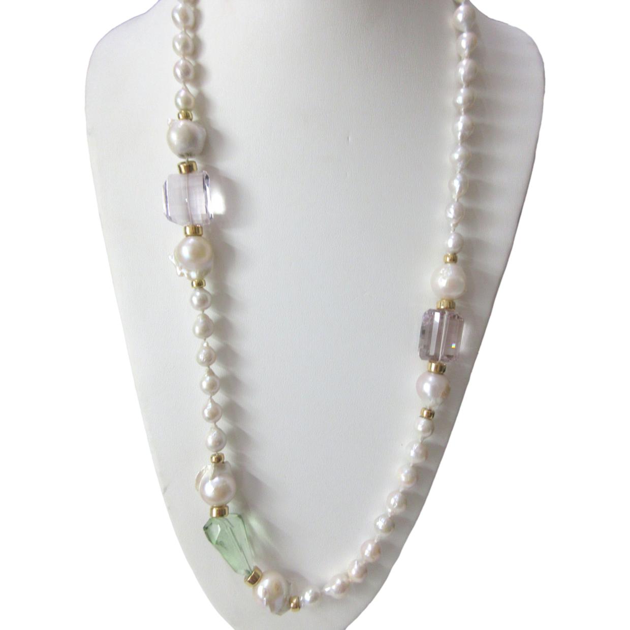 <i>Baroque Pearl & Amethyst Necklace</i>