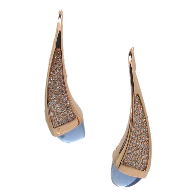 <i>Acorn Curve Earrings</i><br>Made in Italy<br>