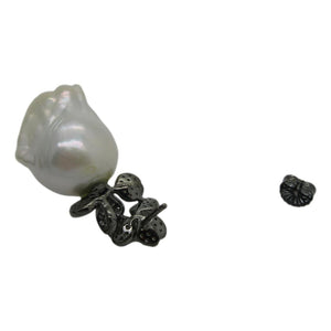 <i>Flower Cluster Pearl Earrings</i>