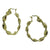 <i>Twisted Hoop Earrings</i><br>Made in Italy<br>