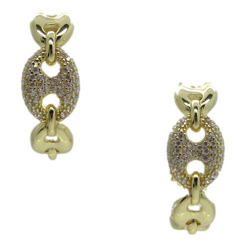 <i>Mariner Link Hoop Earrings</i>