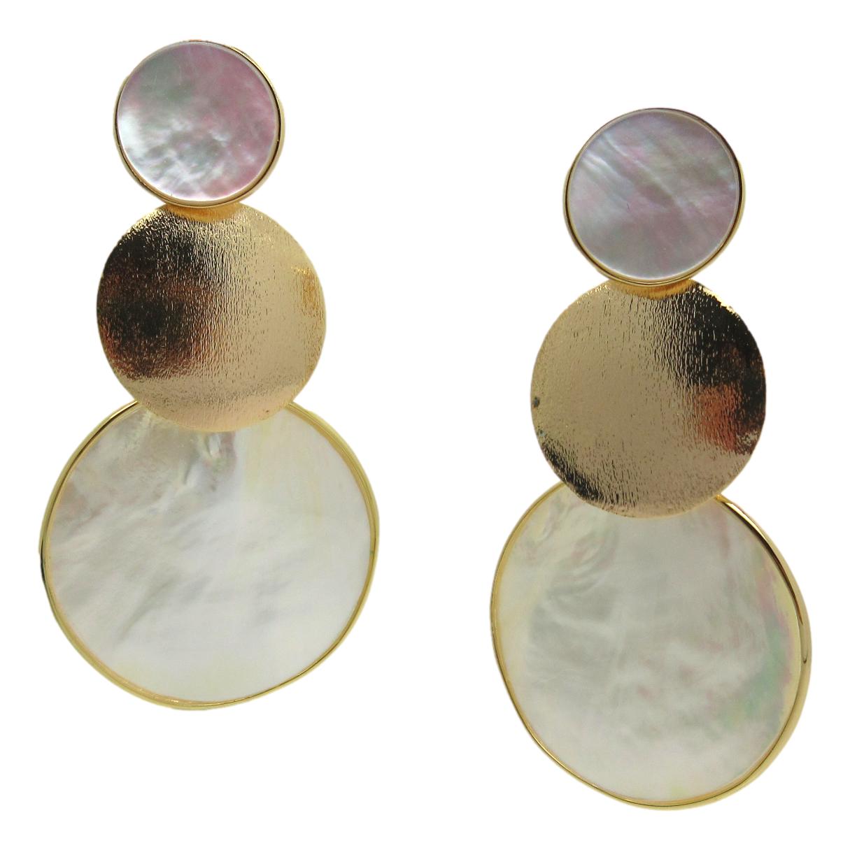 <i>Triple Circle Drop Earrings</i>