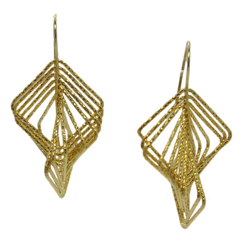 <i>Multi-Square Swing Earrings</i>