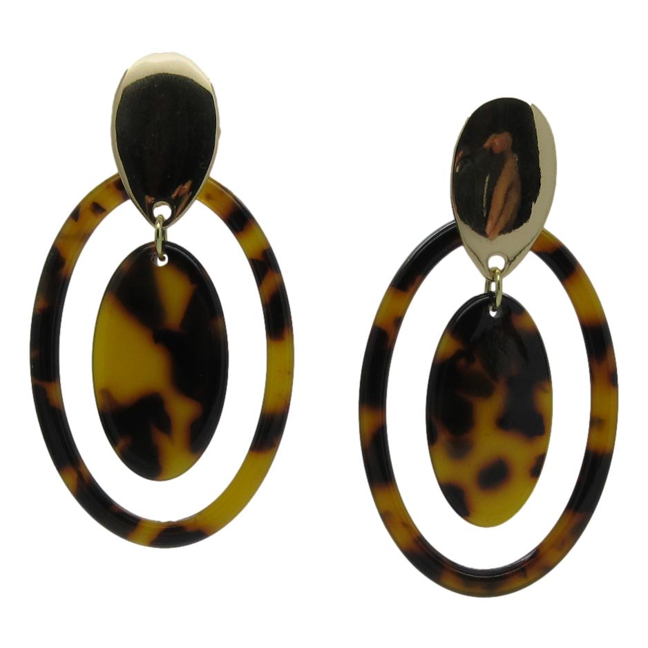 <i>Tortoise Drop Earrings</i>