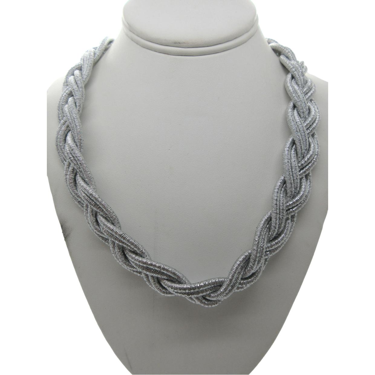 <i>Statement Braided Cord Necklace</i>