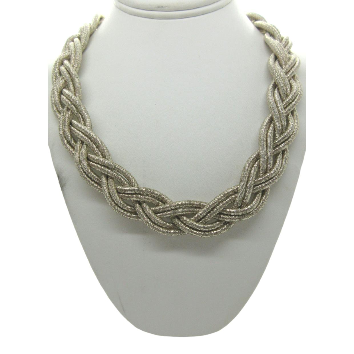 <i>Statement Braided Cord Necklace</i>