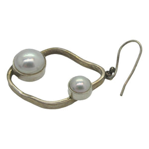 <i>Freeform Pearl Earrings</i>