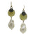 <i>Yellow Sapphire/Diamond and Pearl Earrings</i>