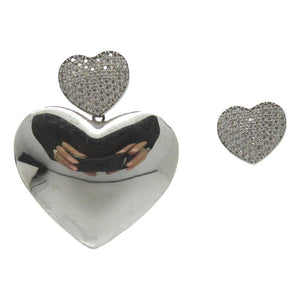 <i>Detachable Jumbo Heart Earrings</i>