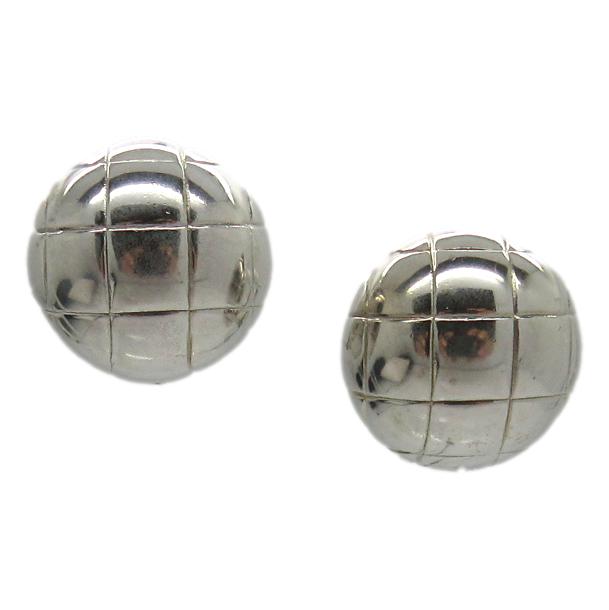 <i>Round Quilt Puffed Earrings<i><br>Made in Italy<br>