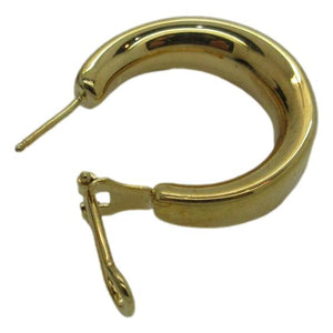 <i>Tapered Hoop Earrings</i><br>Made in Italy<br>